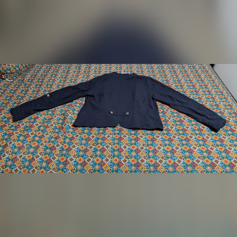 Maurice's Classic Blue Women's Military Look Jacket/Blazer - Picture 7 of 7